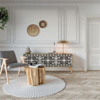 MONOCHROME NEXUS TV-Lowboard mit 3 Türen in Eiche-Optik