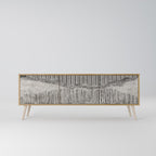 GRAIN LINES TV-Lowboard mit 3 Türen in Eiche-Optik