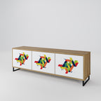 FUTURE SIGN TV-Lowboard mit 3 Türen in Eiche-Optik