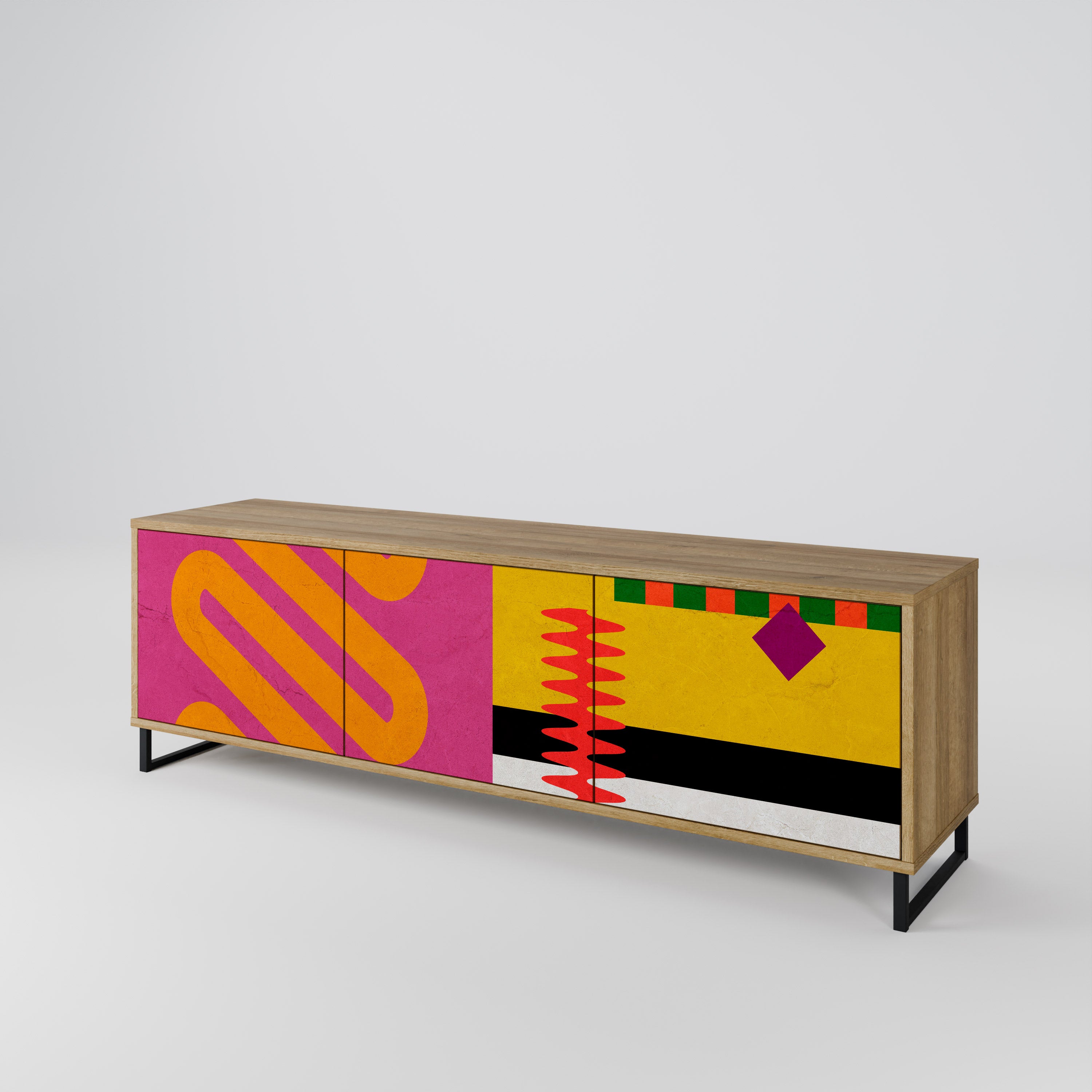 VIVID ART 3-türiges TV-Lowboard