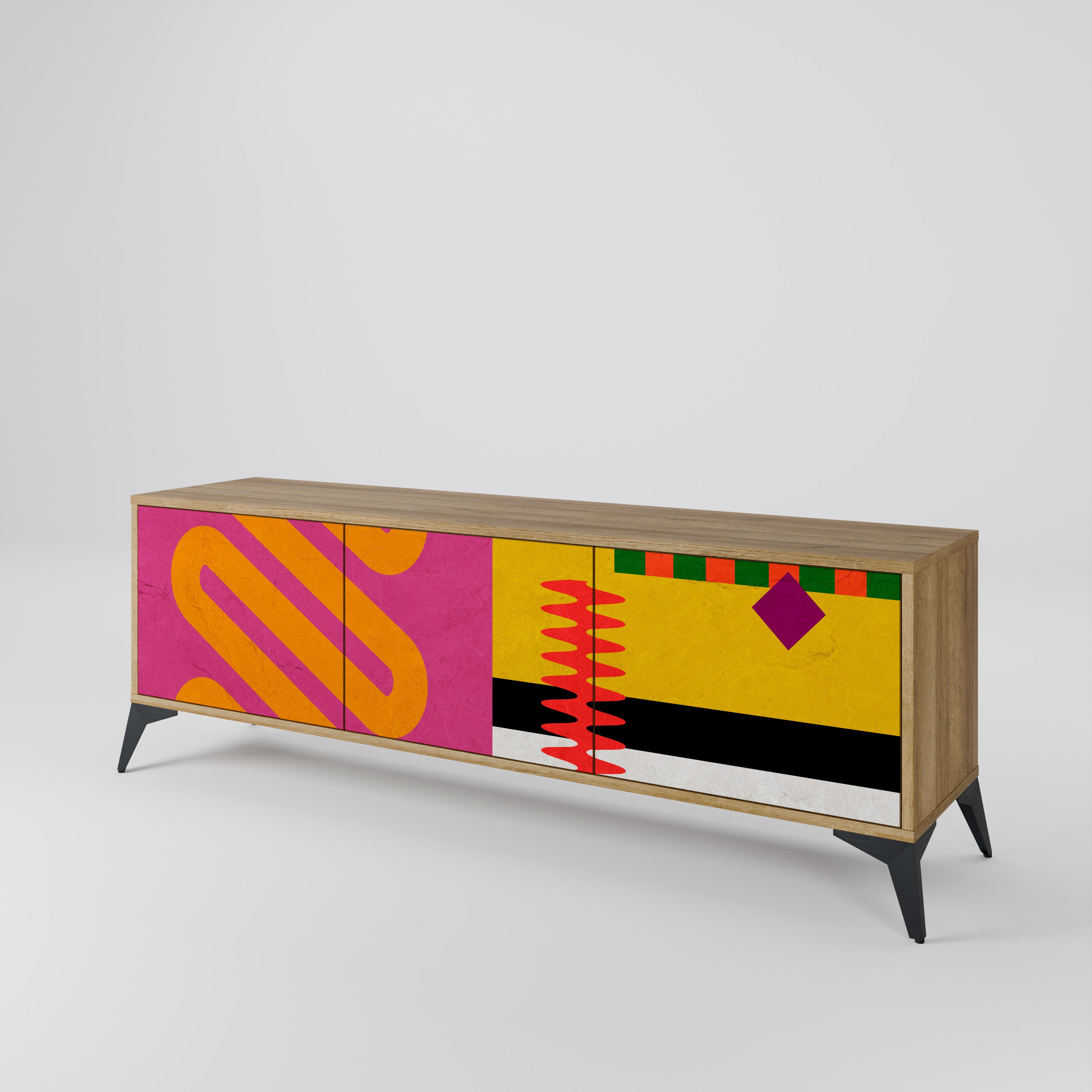 VIVID ART 3-türiges TV-Lowboard