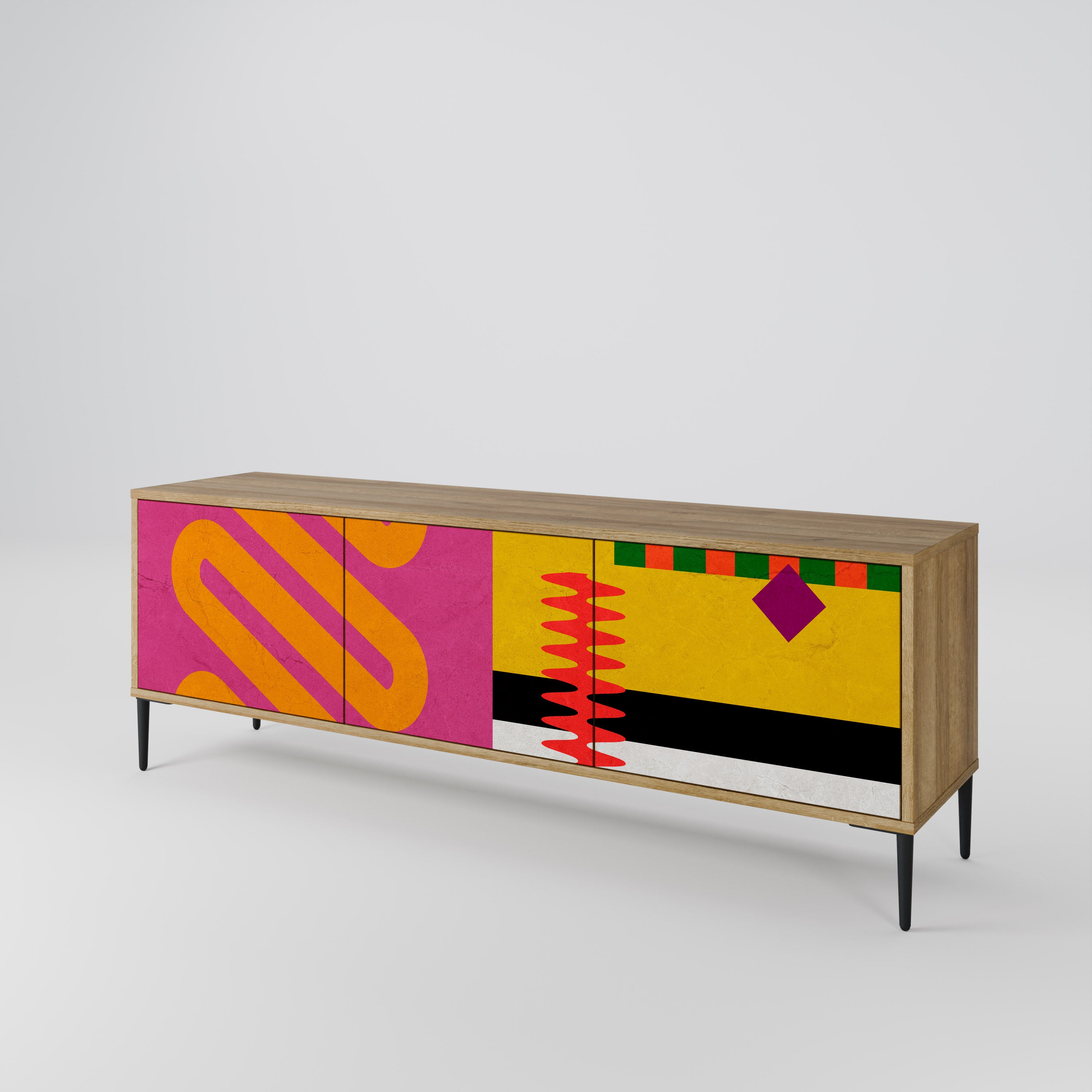 VIVID ART 3-türiges TV-Lowboard