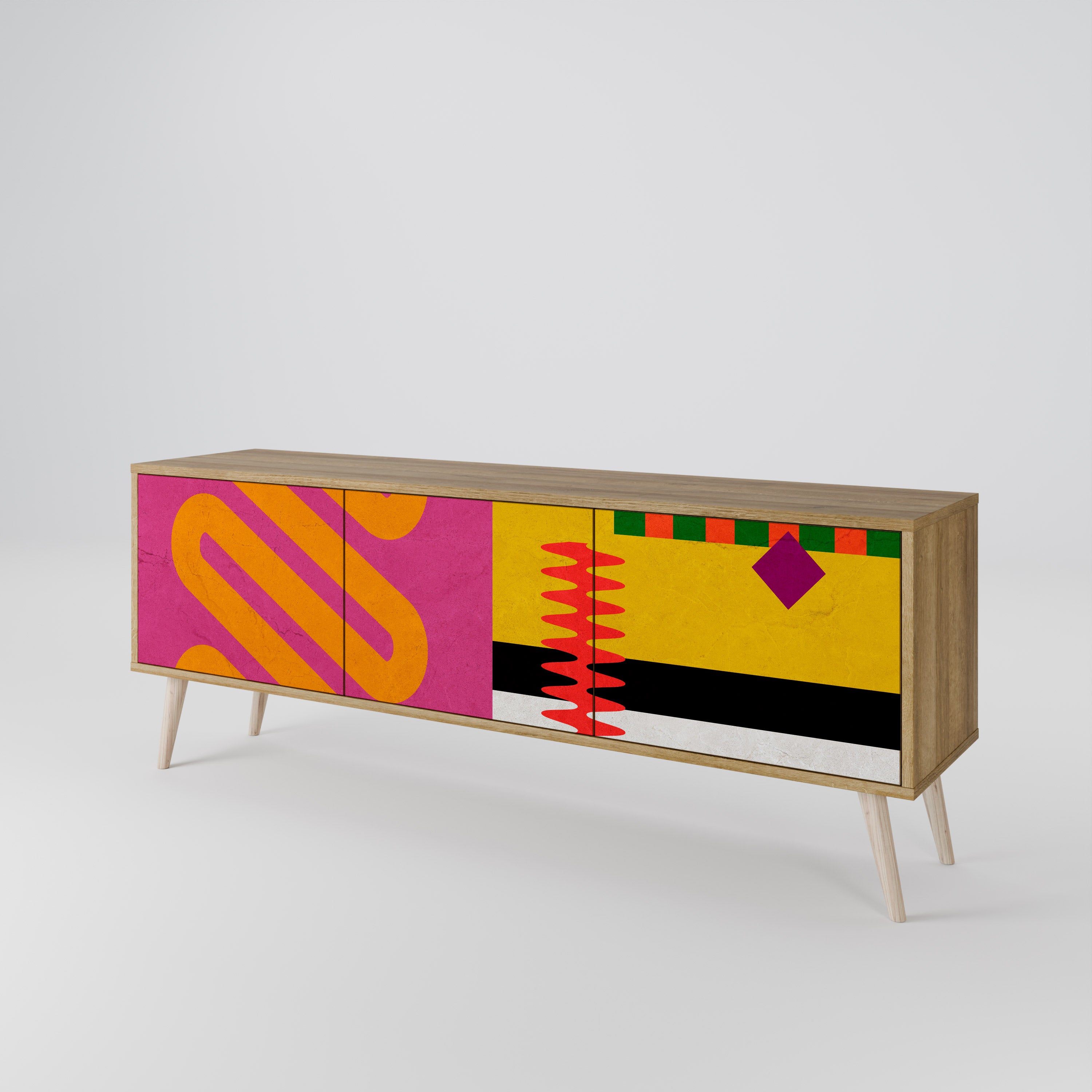 VIVID ART 3-türiges TV-Lowboard