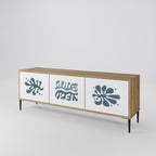 WONDERLAND VEGETATION TV-Lowboard mit 3 Türen in Eiche-Optik