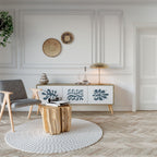 WONDERLAND VEGETATION TV-Lowboard mit 3 Türen in Eiche-Optik