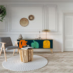 TOGETHER BUT SEPARATELY TV-Lowboard mit 3 Türen in Eiche-Optik