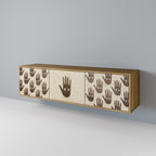 SEE MORE TV-Lowboard mit 3 Türen in Eiche-Optik