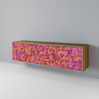 LOVELY MEMORIES TV-Lowboard mit 3 Türen in Eiche-Optik