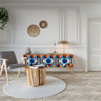 ABSTRACTION AND GEOMETRY TV-Lowboard mit 3 Türen in Eiche-Optik