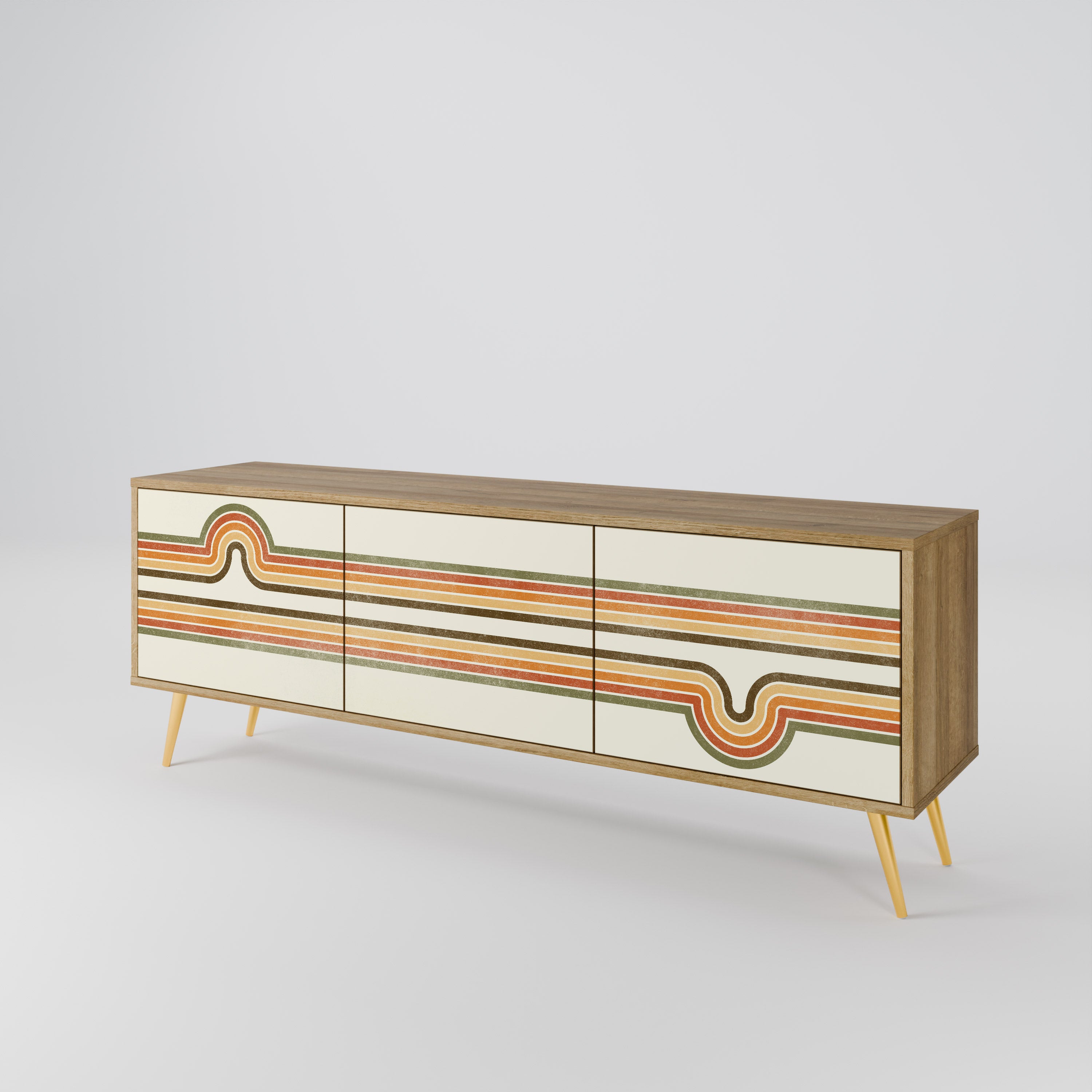 EXCEPTIONAL STREAM 3-türiges TV-Lowboard