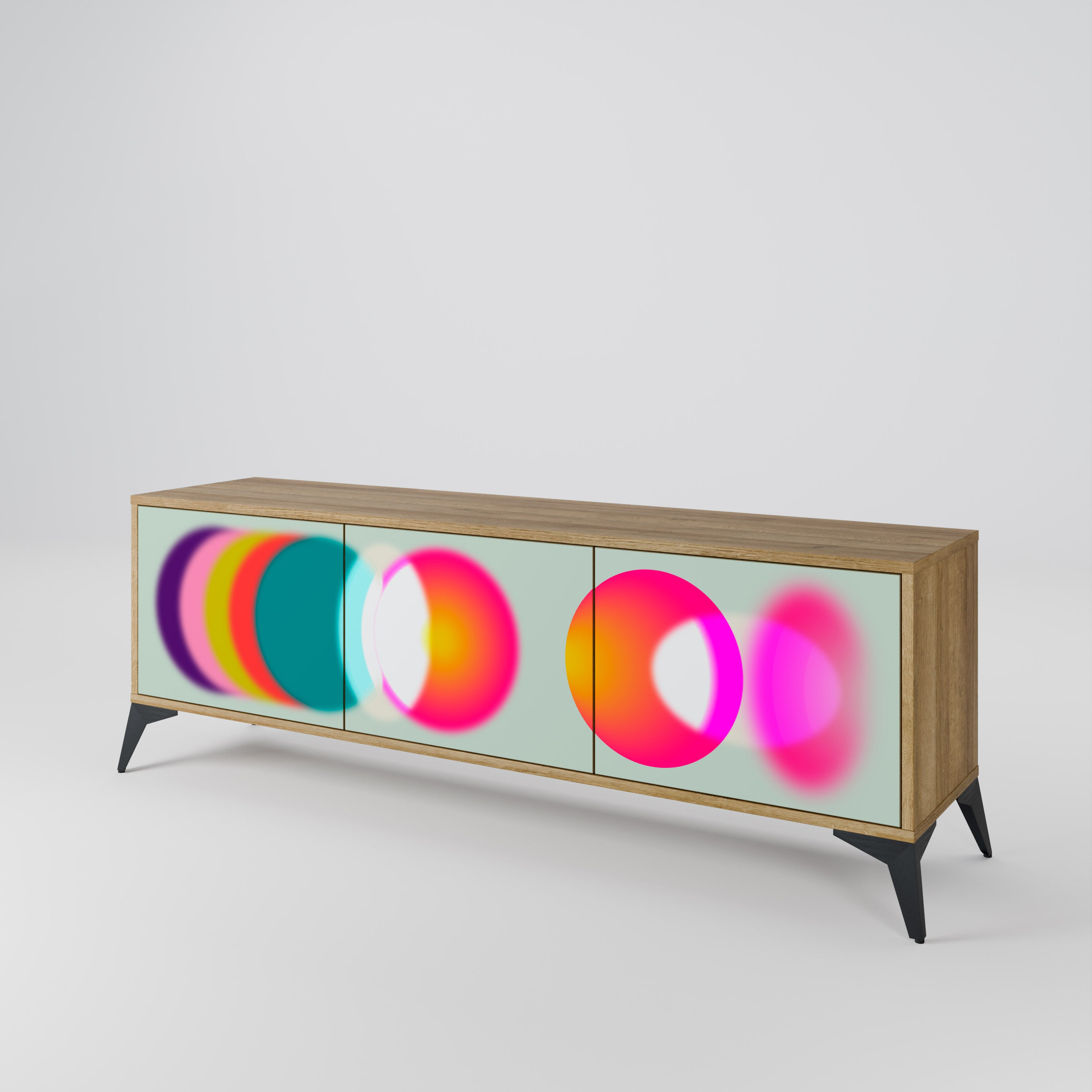 SYMPHONY OF COLORS 3-türiges TV-Lowboard