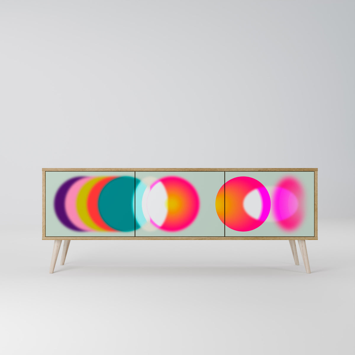 SYMPHONY OF COLORS 3-türiges TV-Lowboard