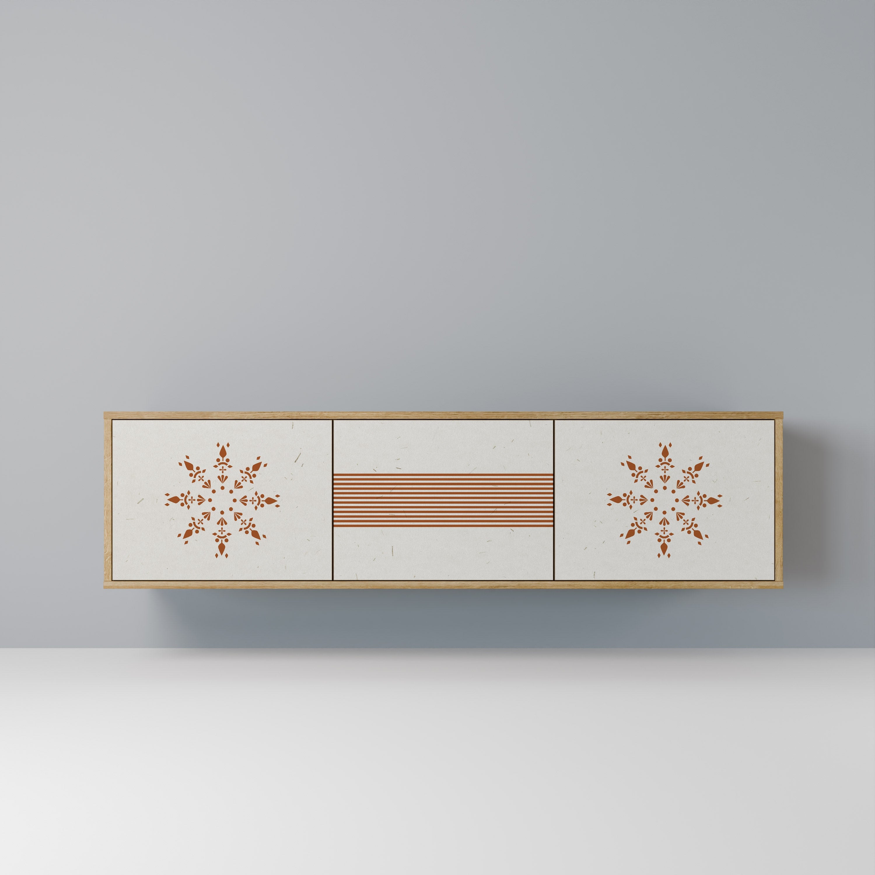 DAILY HARMONY TV-Lowboard mit 3 Türen in Eiche-Optik