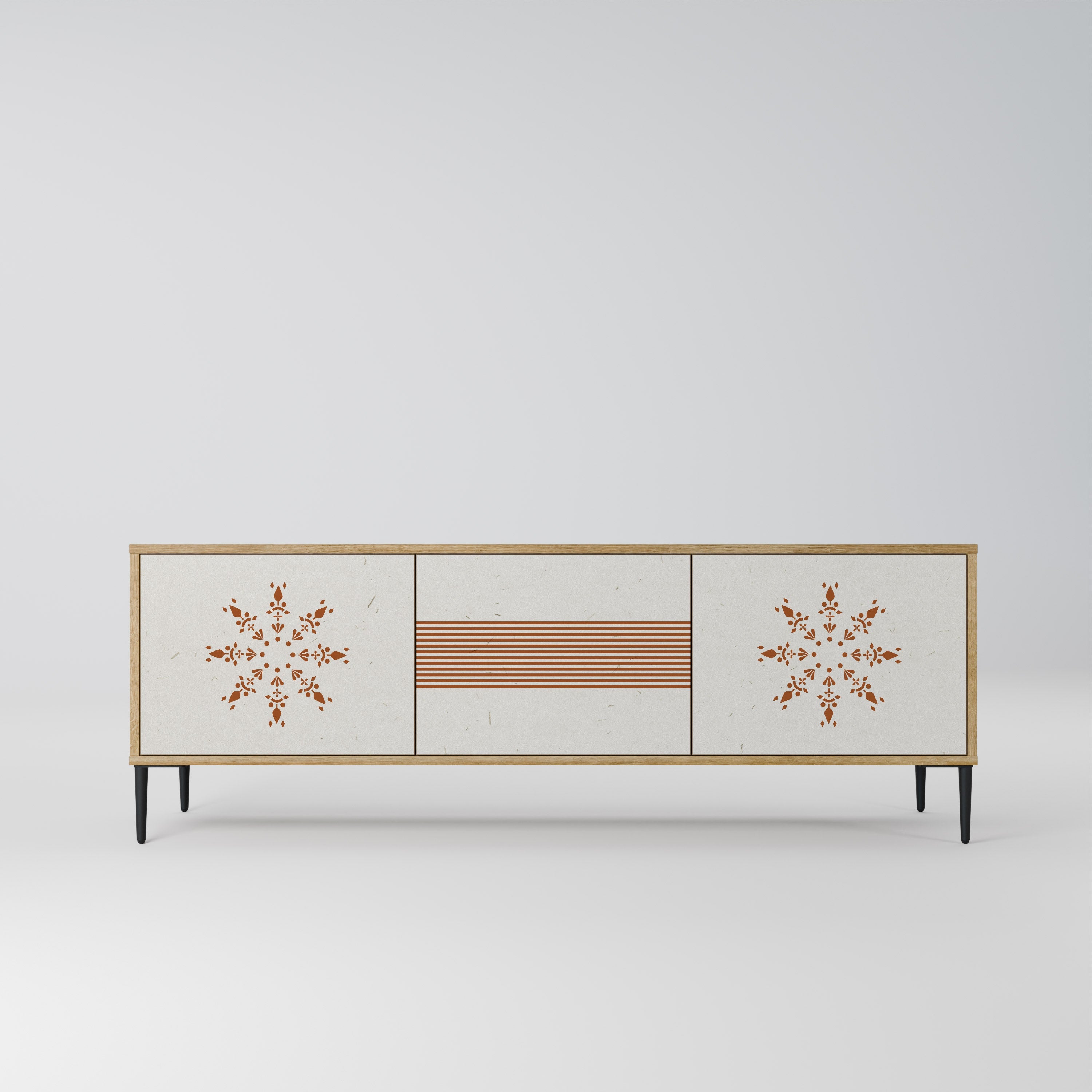 DAILY HARMONY TV-Lowboard mit 3 Türen in Eiche-Optik