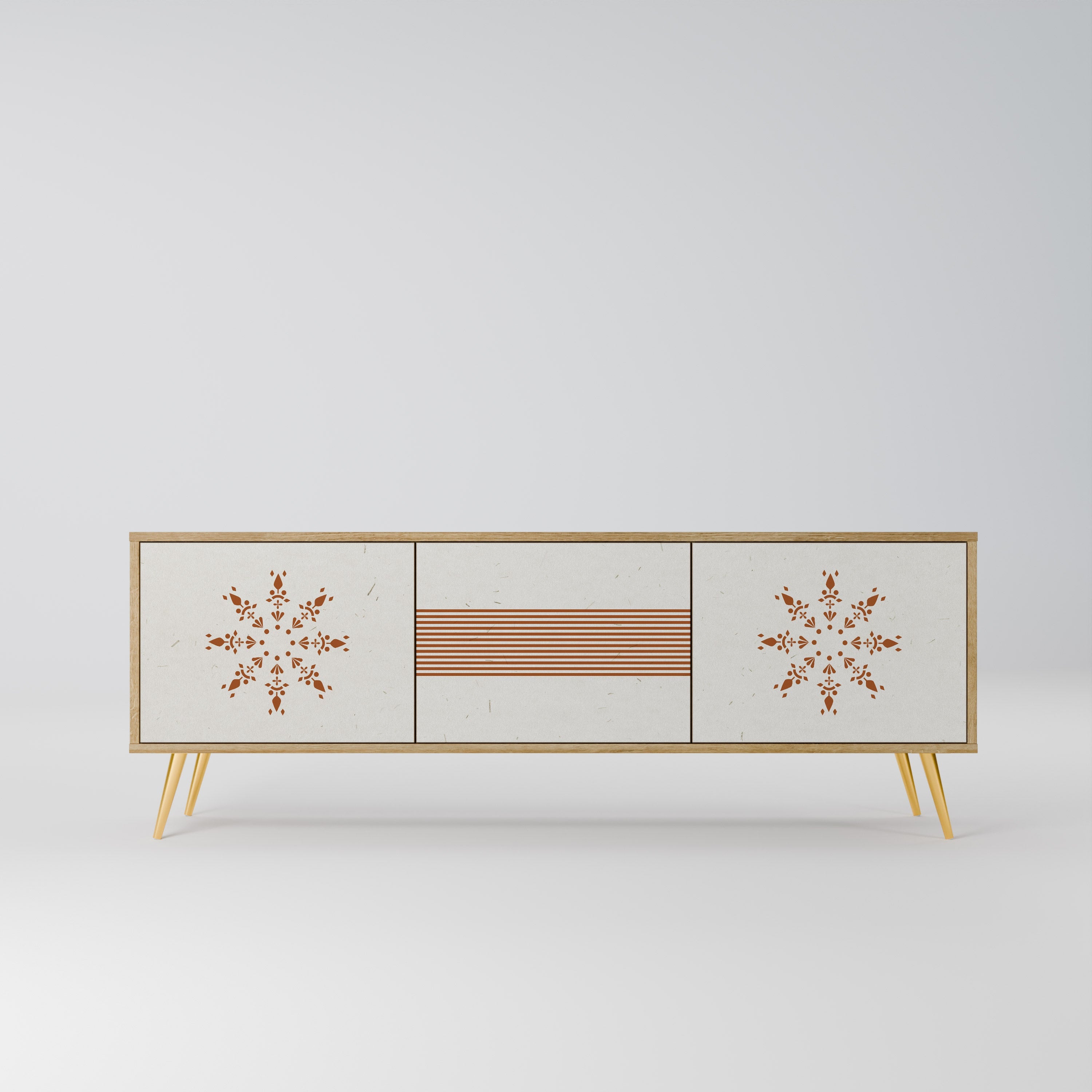 DAILY HARMONY TV-Lowboard mit 3 Türen in Eiche-Optik