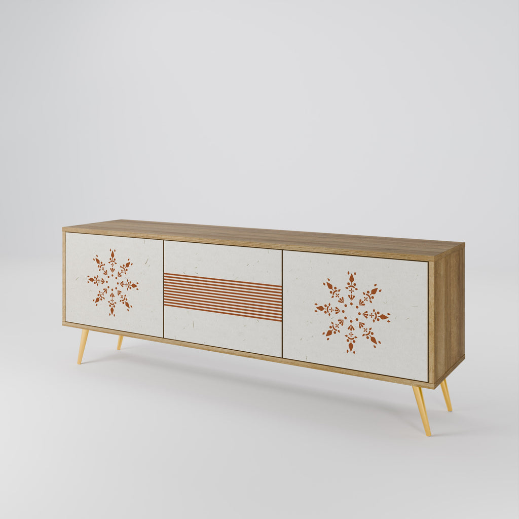 DAILY HARMONY TV-Lowboard mit 3 Türen in Eiche-Optik