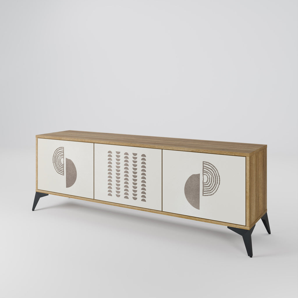 HARMONY ESSENCE TV-Lowboard mit 3 Türen in Eiche-Optik