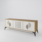 HARMONY ESSENCE TV-Lowboard mit 3 Türen in Eiche-Optik