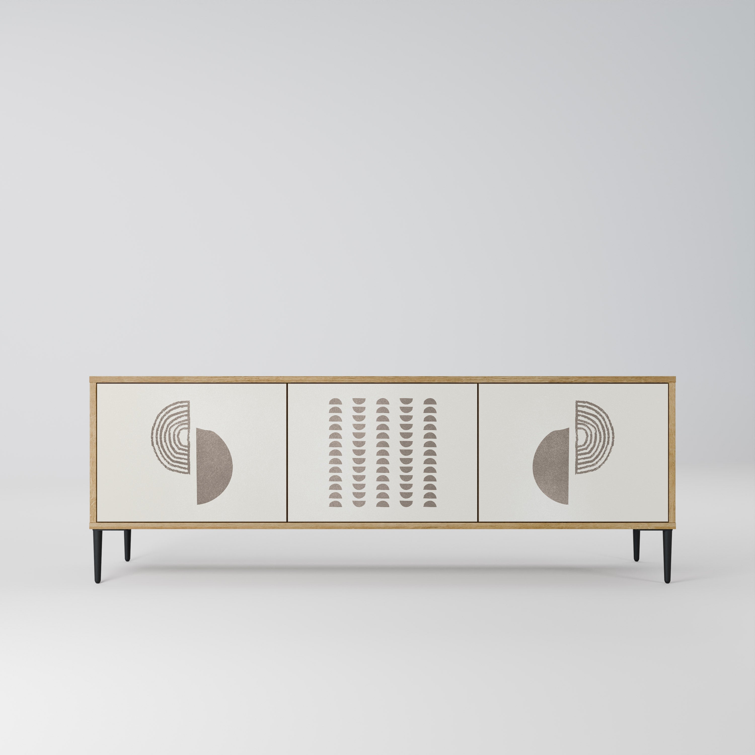 HARMONY ESSENCE TV-Lowboard mit 3 Türen in Eiche-Optik