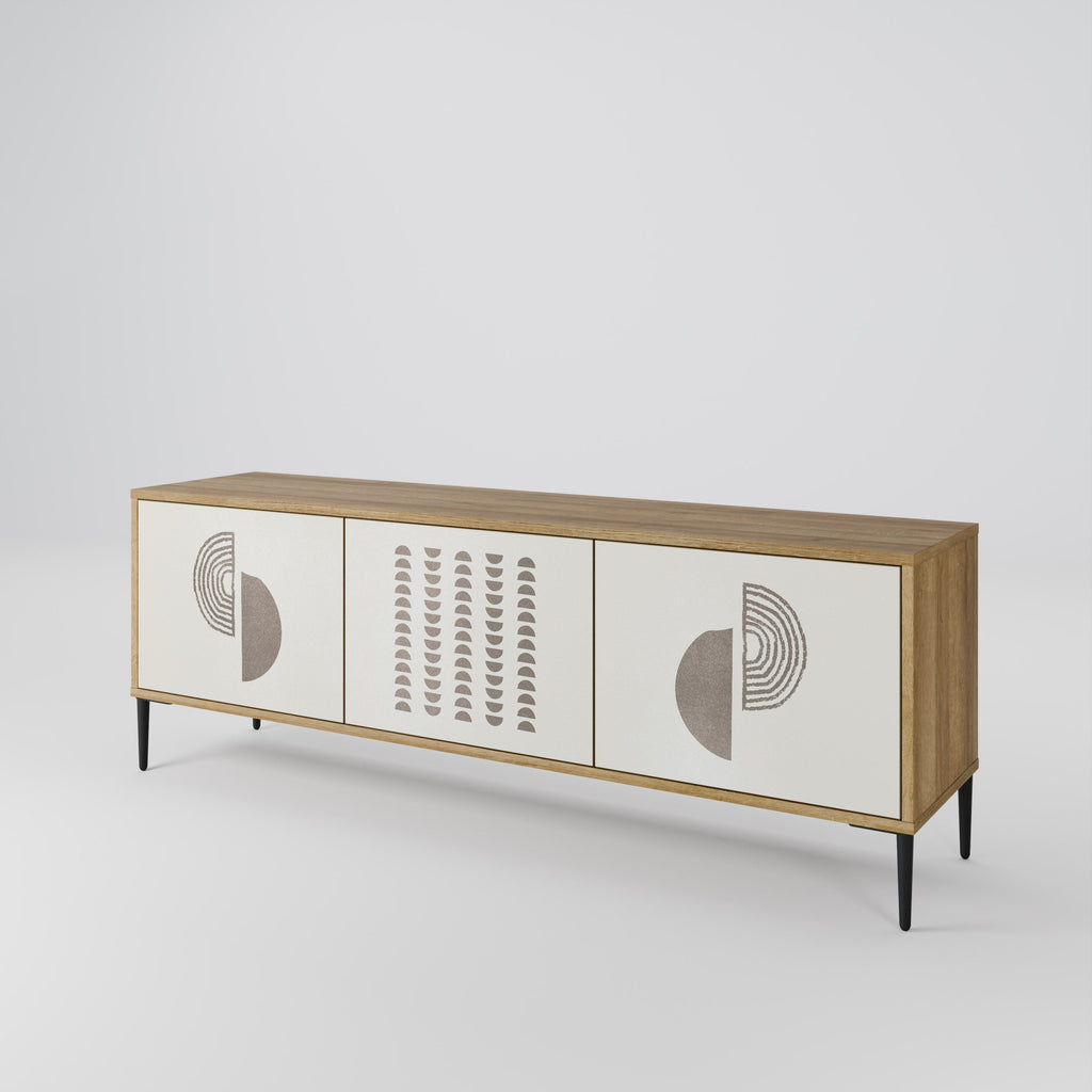 HARMONY ESSENCE TV-Lowboard mit 3 Türen in Eiche-Optik