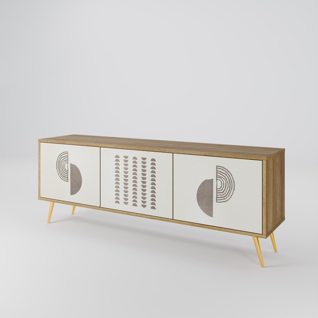 HARMONY ESSENCE TV-Lowboard mit 3 Türen in Eiche-Optik