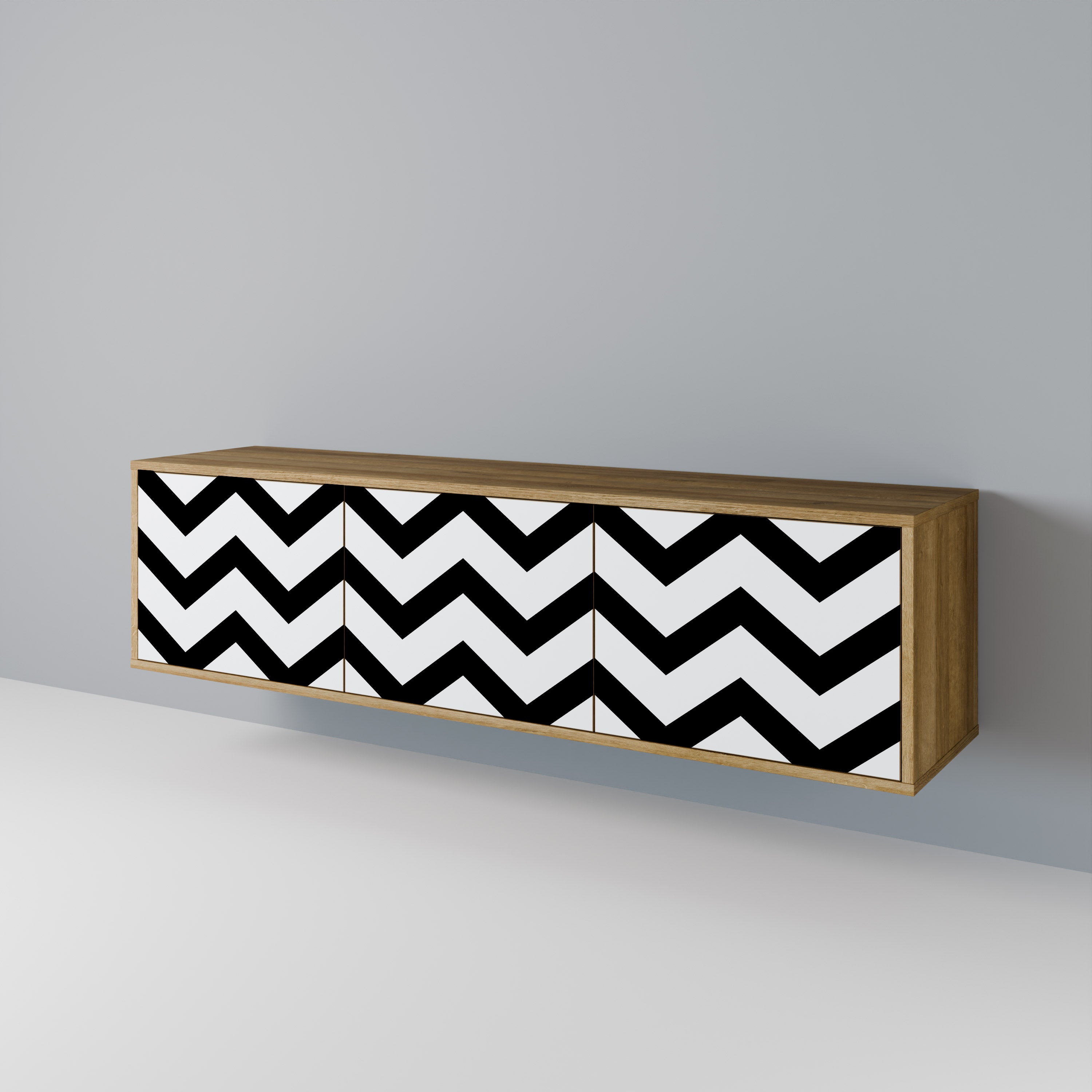 CLASSIC ZIG ZAG 3-türiges TV-Lowboard
