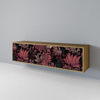 FLORAL WHISPER TV-Lowboard mit 3 Türen in Eiche-Optik