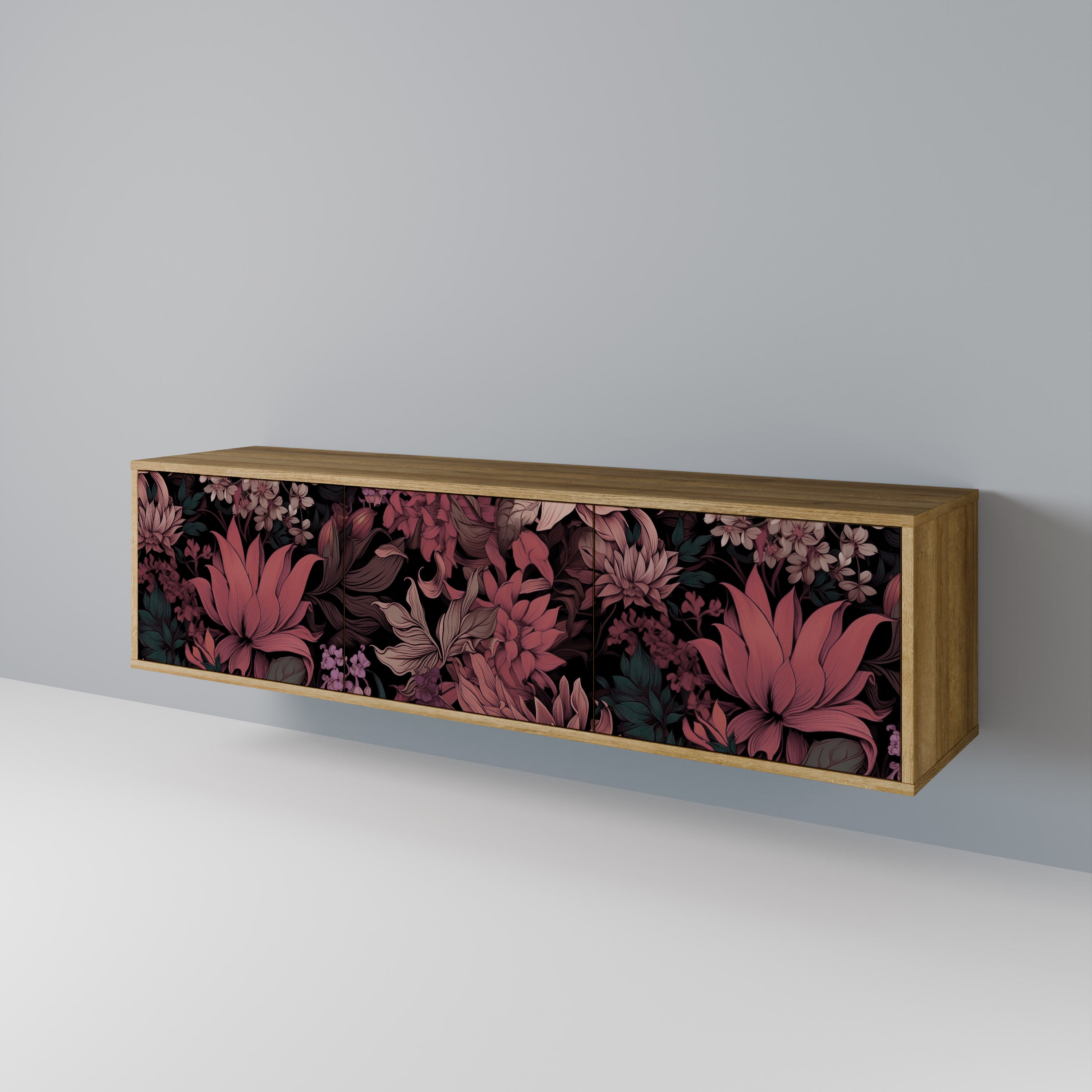 FLORAL WHISPER 3-türiges TV-Lowboard