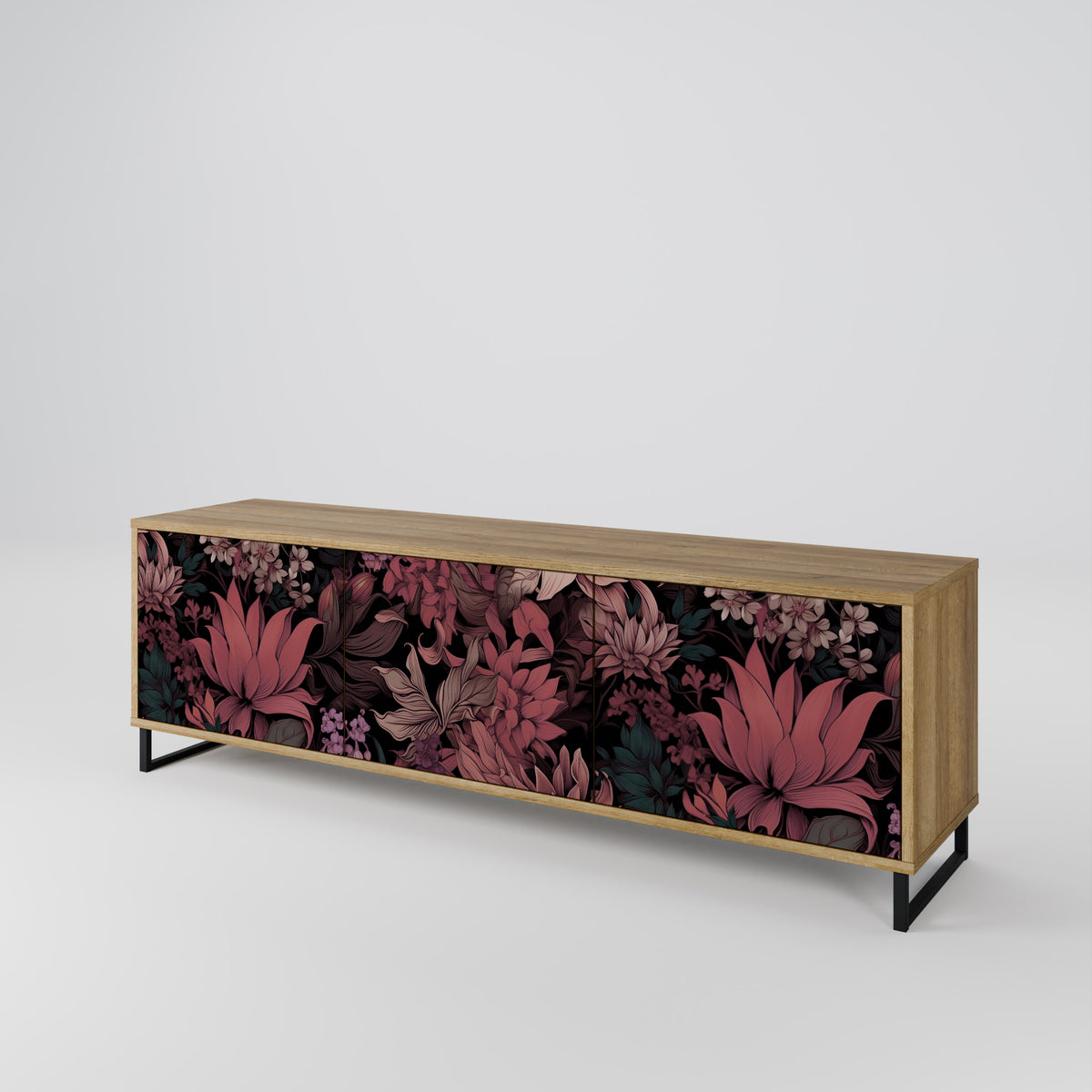 FLORAL WHISPER 3-türiges TV-Lowboard