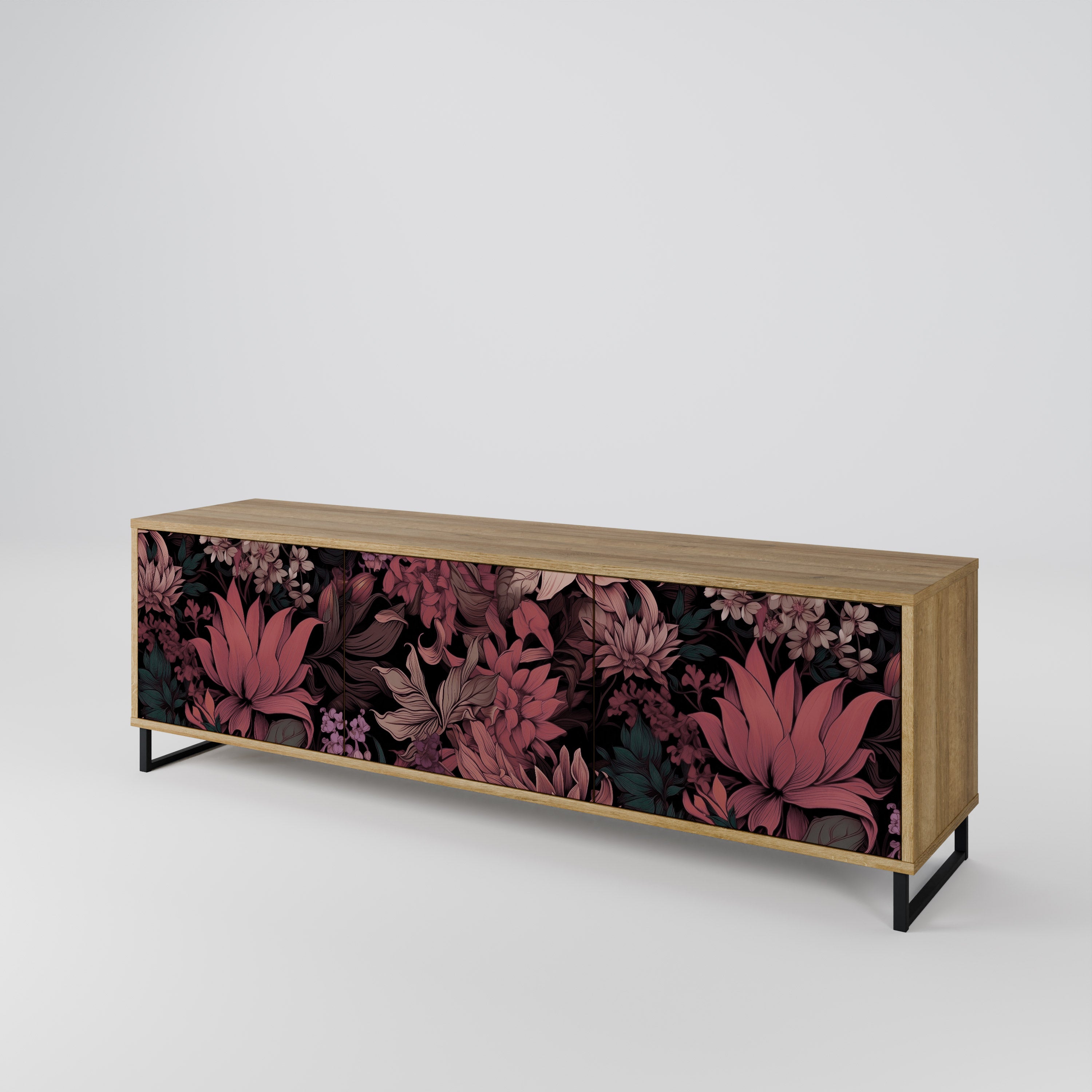 FLORAL WHISPER 3-türiges TV-Lowboard