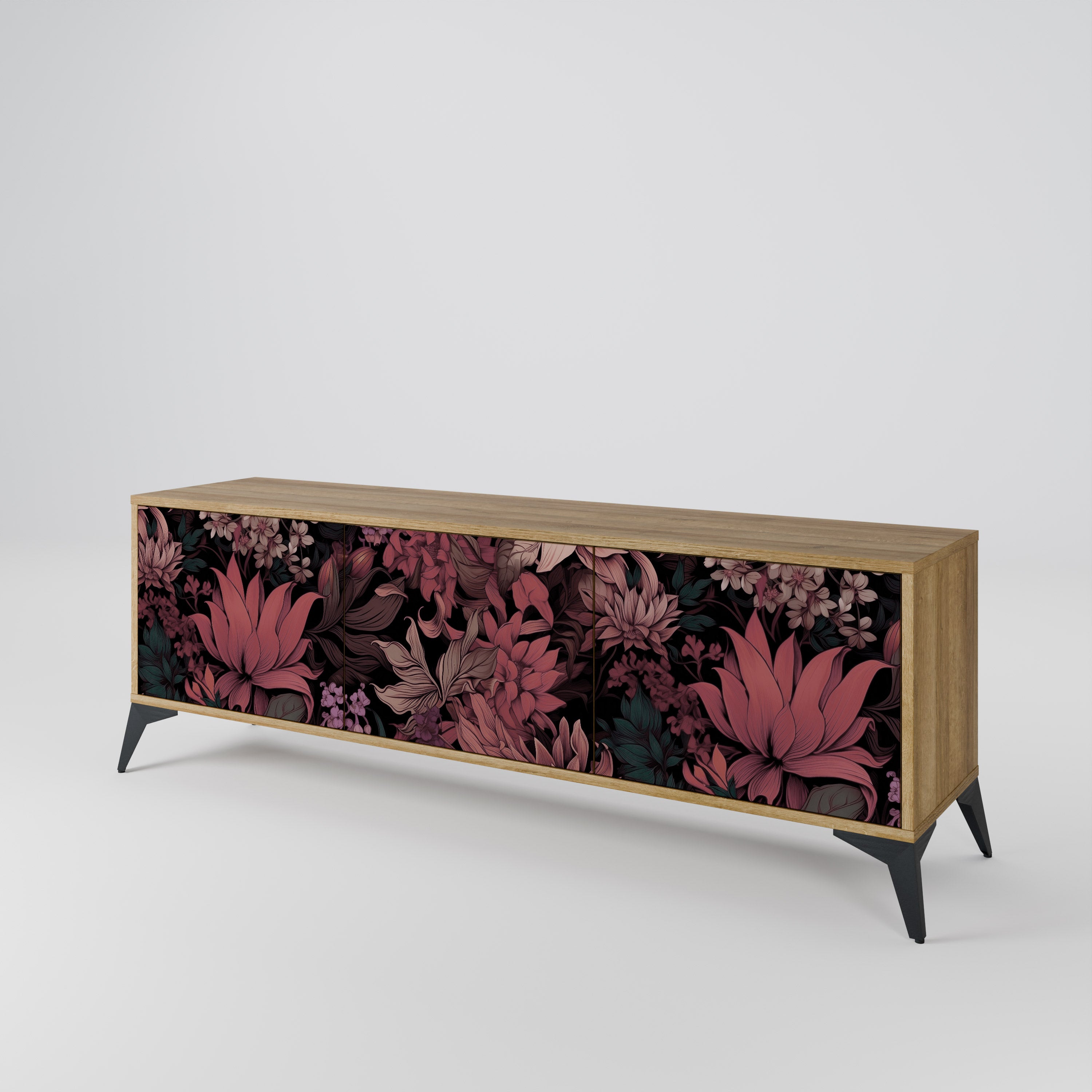 FLORAL WHISPER 3-türiges TV-Lowboard