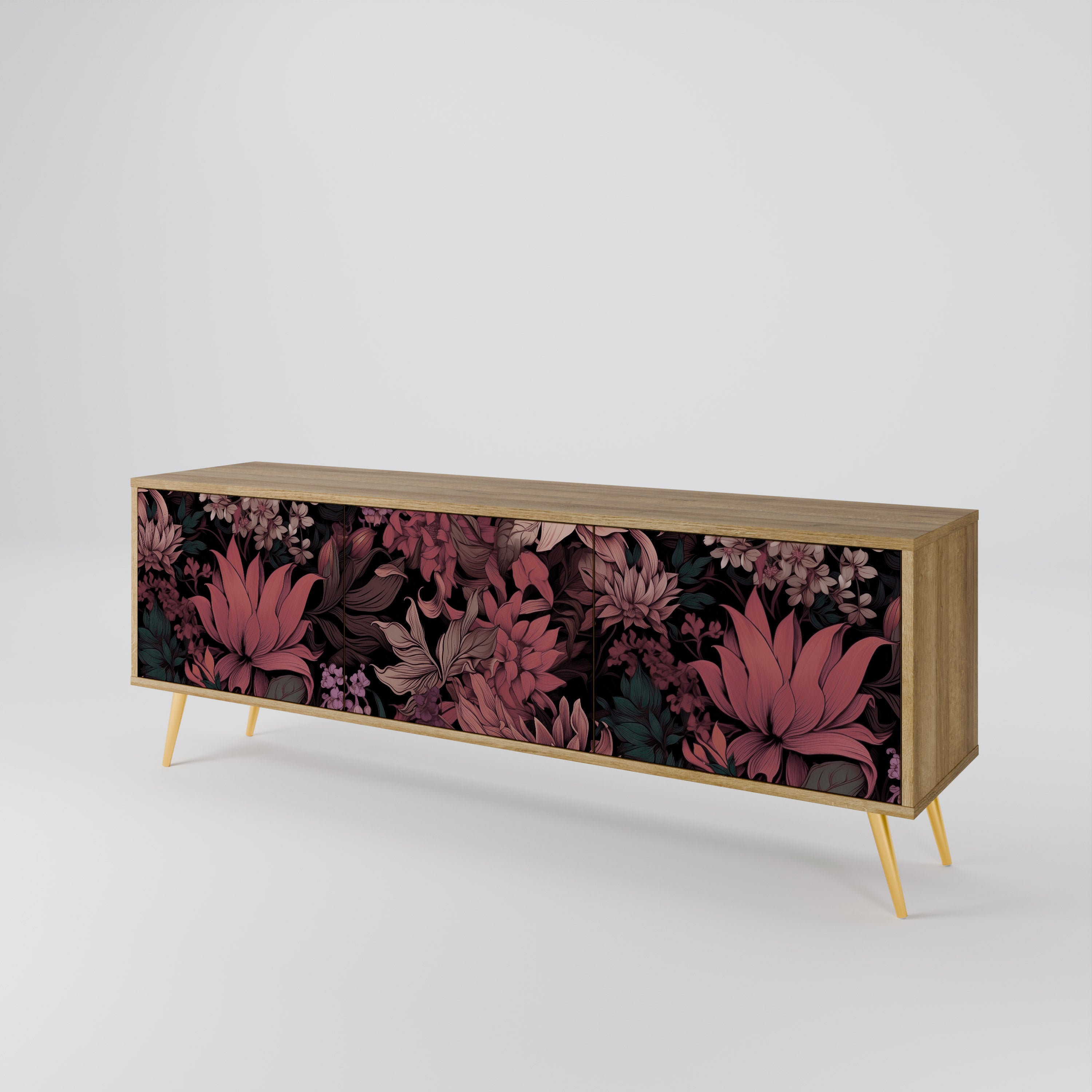 FLORAL WHISPER 3-türiges TV-Lowboard