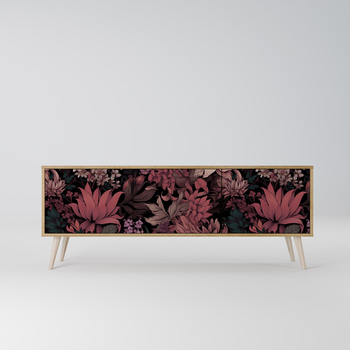 FLORAL WHISPER 3-türiges TV-Lowboard