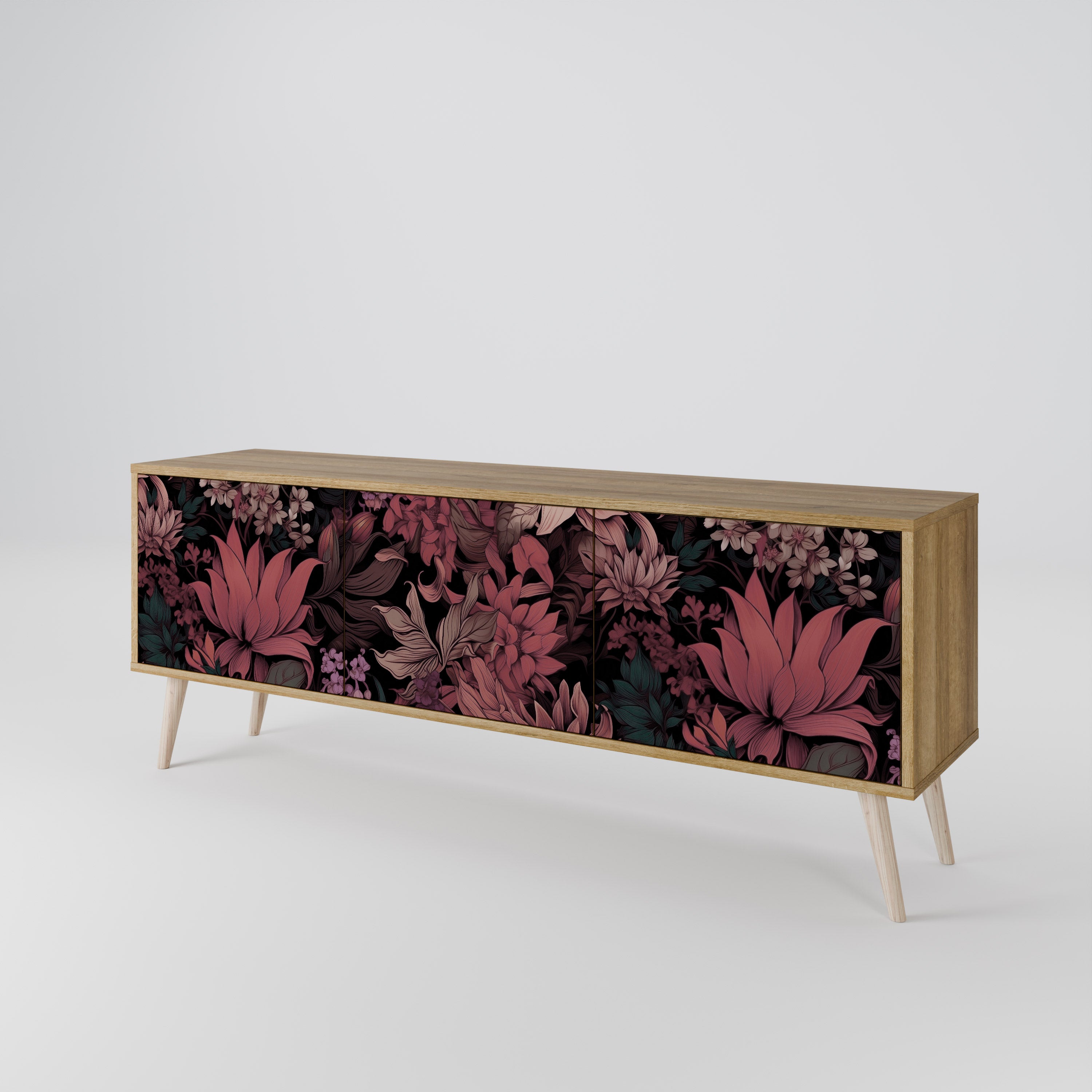 FLORAL WHISPER 3-türiges TV-Lowboard
