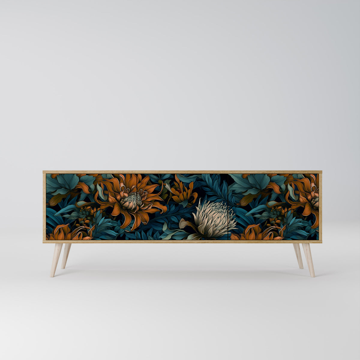 MORNING BLOOM 3-Door TV Cabinet