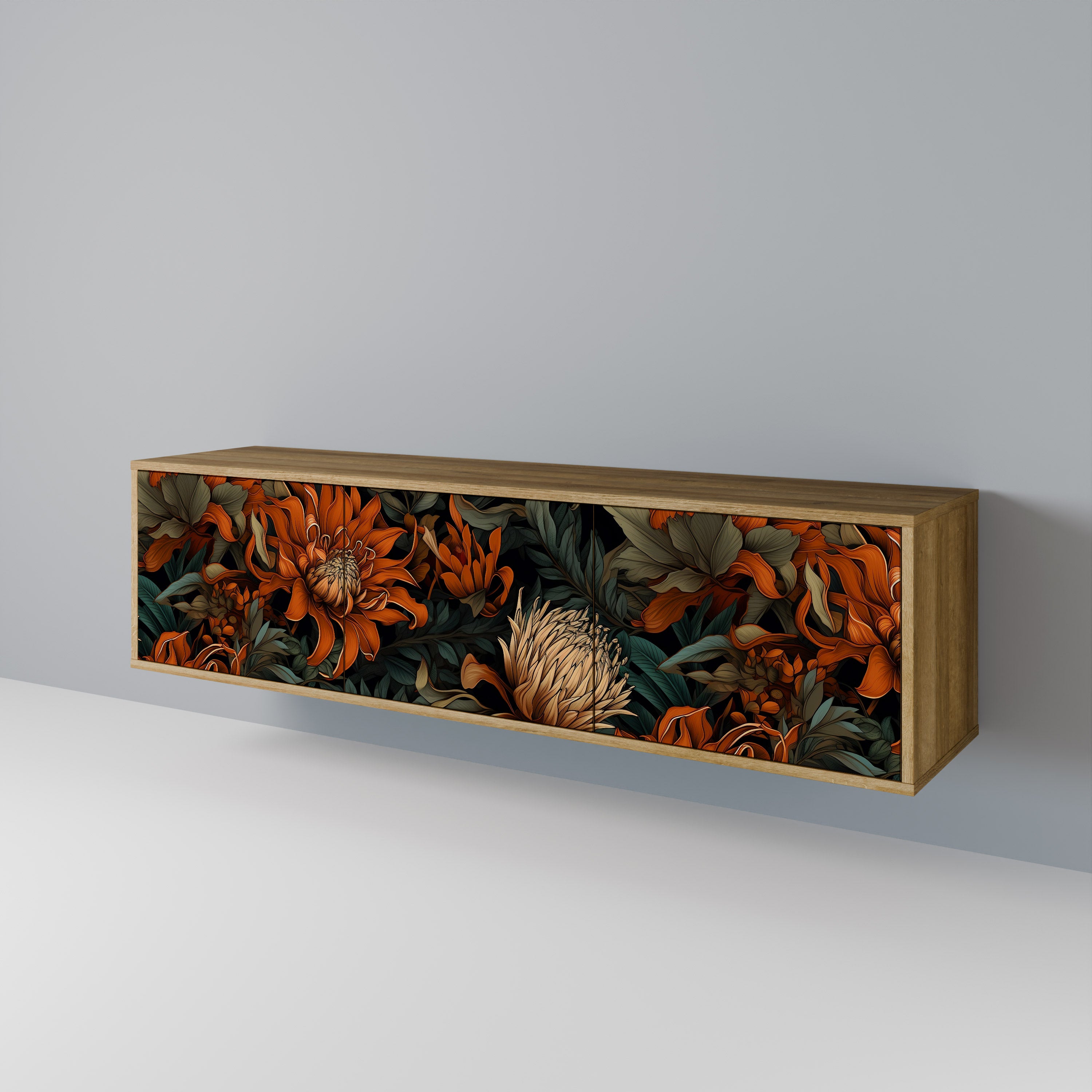 DAWN BLOOM 3-türiges TV-Lowboard