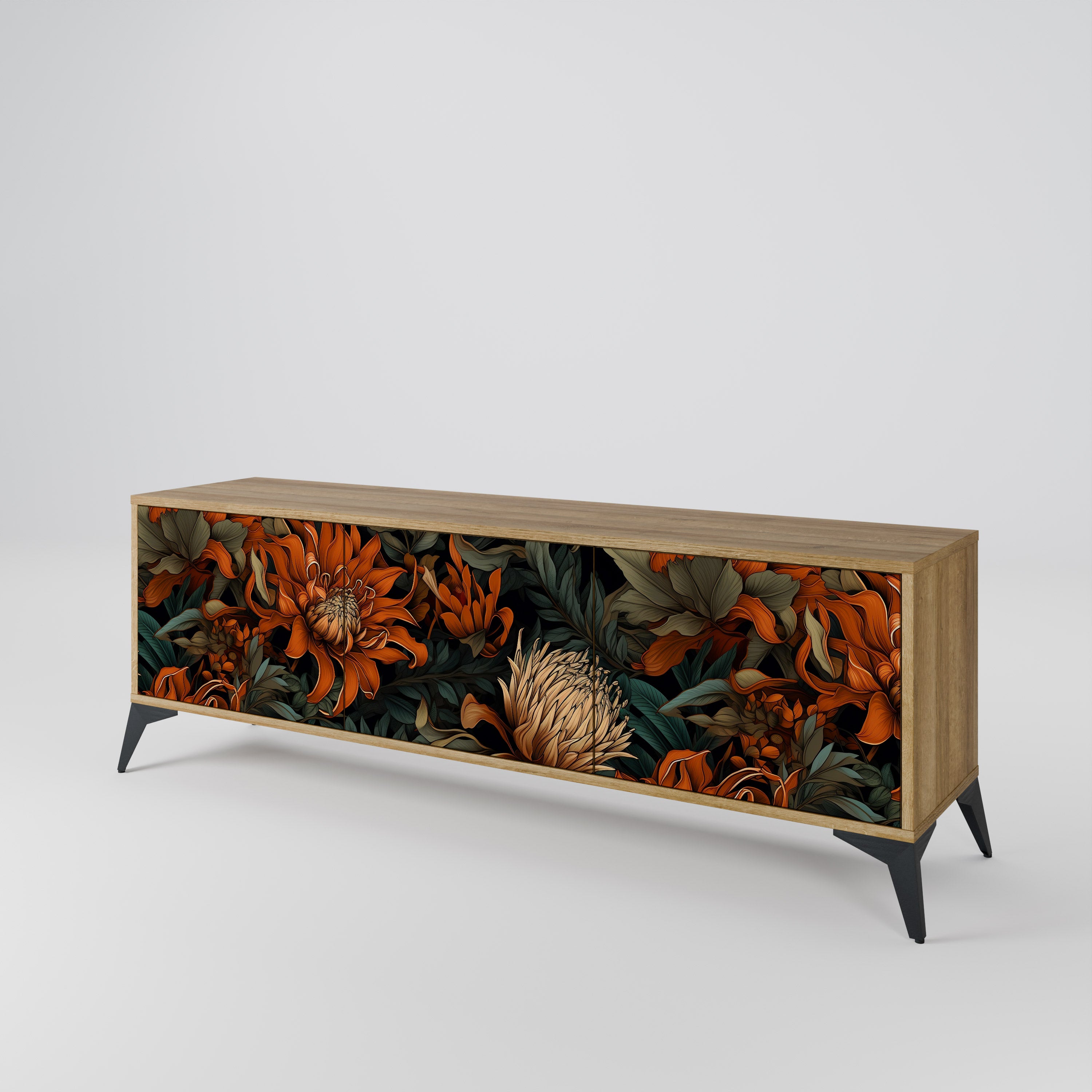 DAWN BLOOM 3-türiges TV-Lowboard