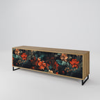 IMAGINARY BLOSSOM TV-Lowboard mit 3 Türen in Eiche-Optik