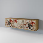 PETAL HARMONY TV-Lowboard mit 3 Türen in Eiche-Optik