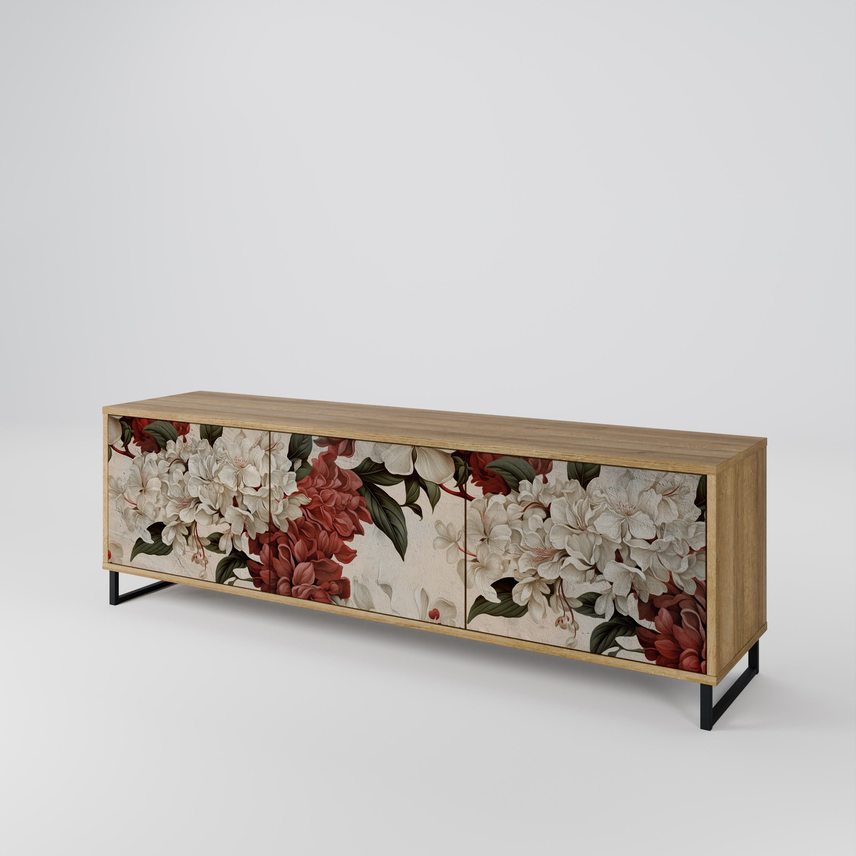 EPHEMERAL DAYS TV-Lowboard mit 3 Türen in Eiche-Optik