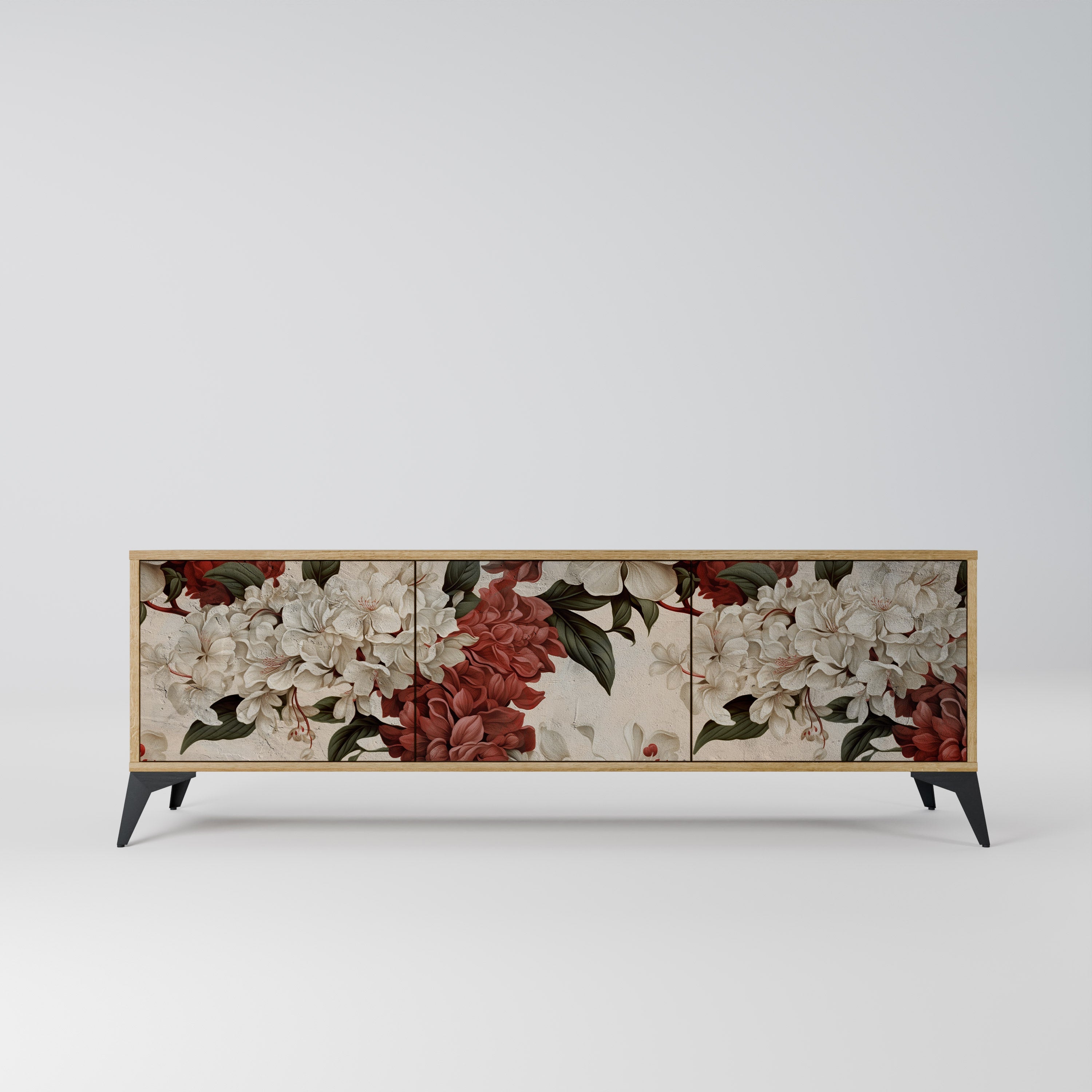 EPHEMERAL DAYS TV-Lowboard mit 3 Türen in Eiche-Optik