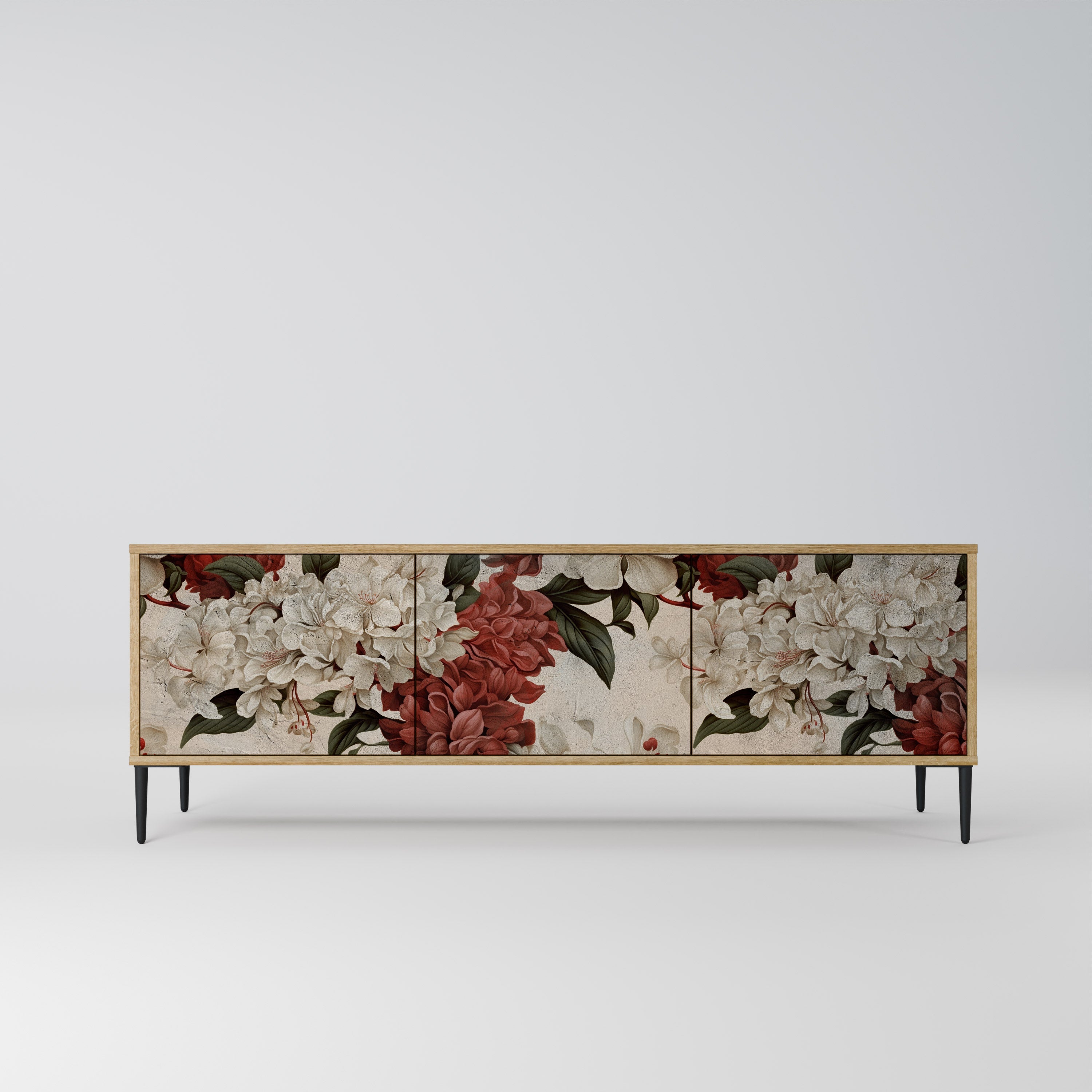 EPHEMERAL DAYS TV-Lowboard mit 3 Türen in Eiche-Optik