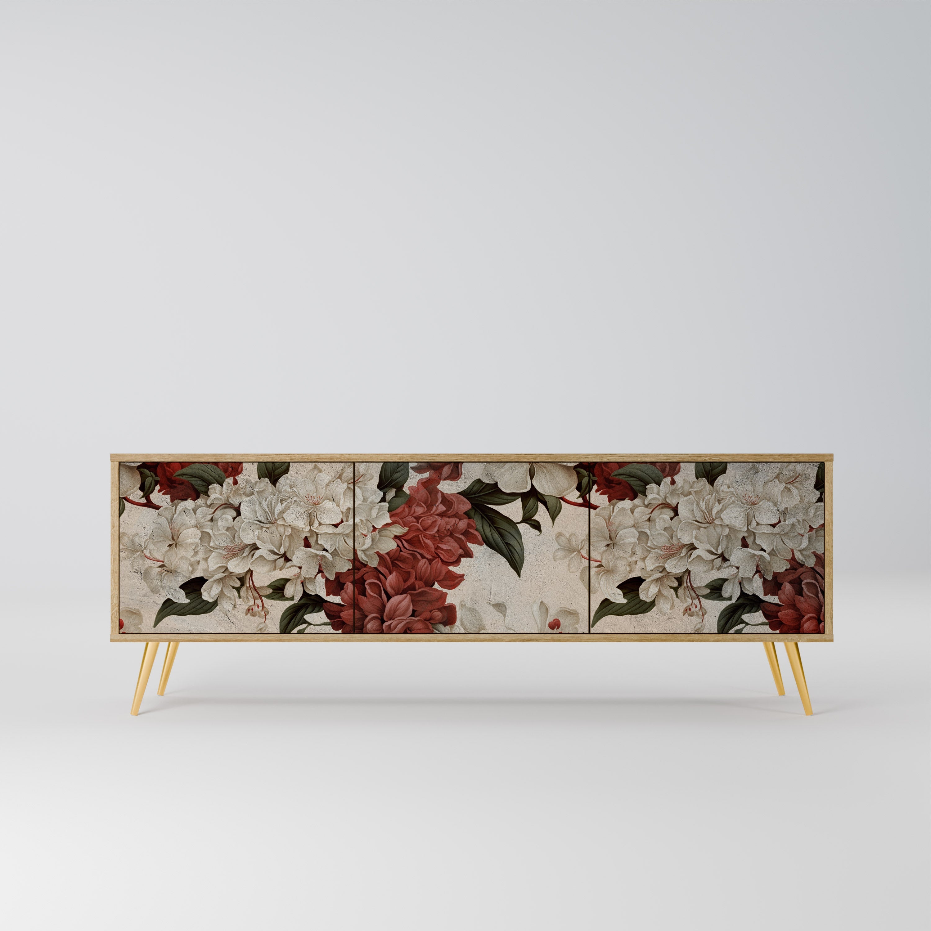 EPHEMERAL DAYS TV-Lowboard mit 3 Türen in Eiche-Optik