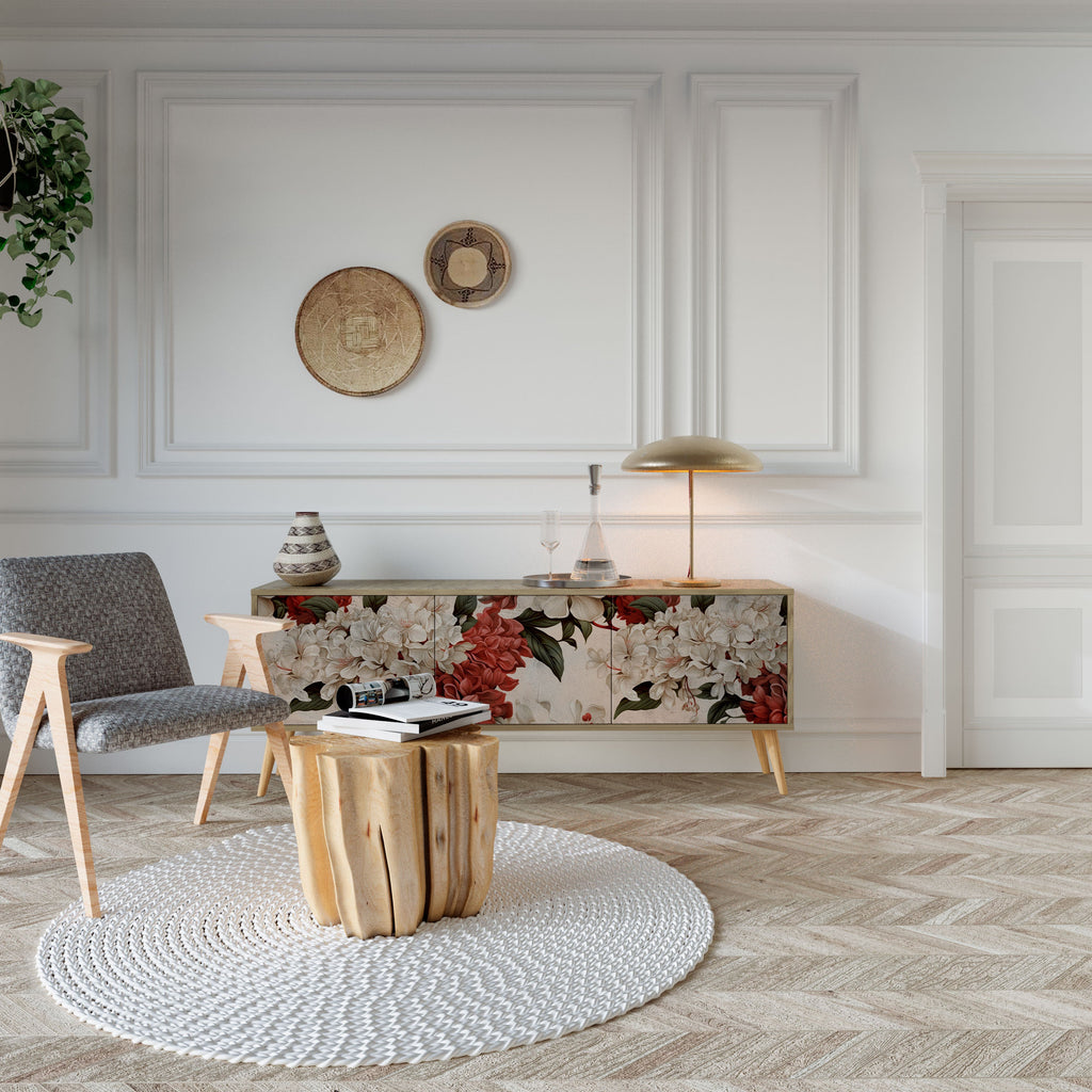 EPHEMERAL DAYS TV-Lowboard mit 3 Türen in Eiche-Optik