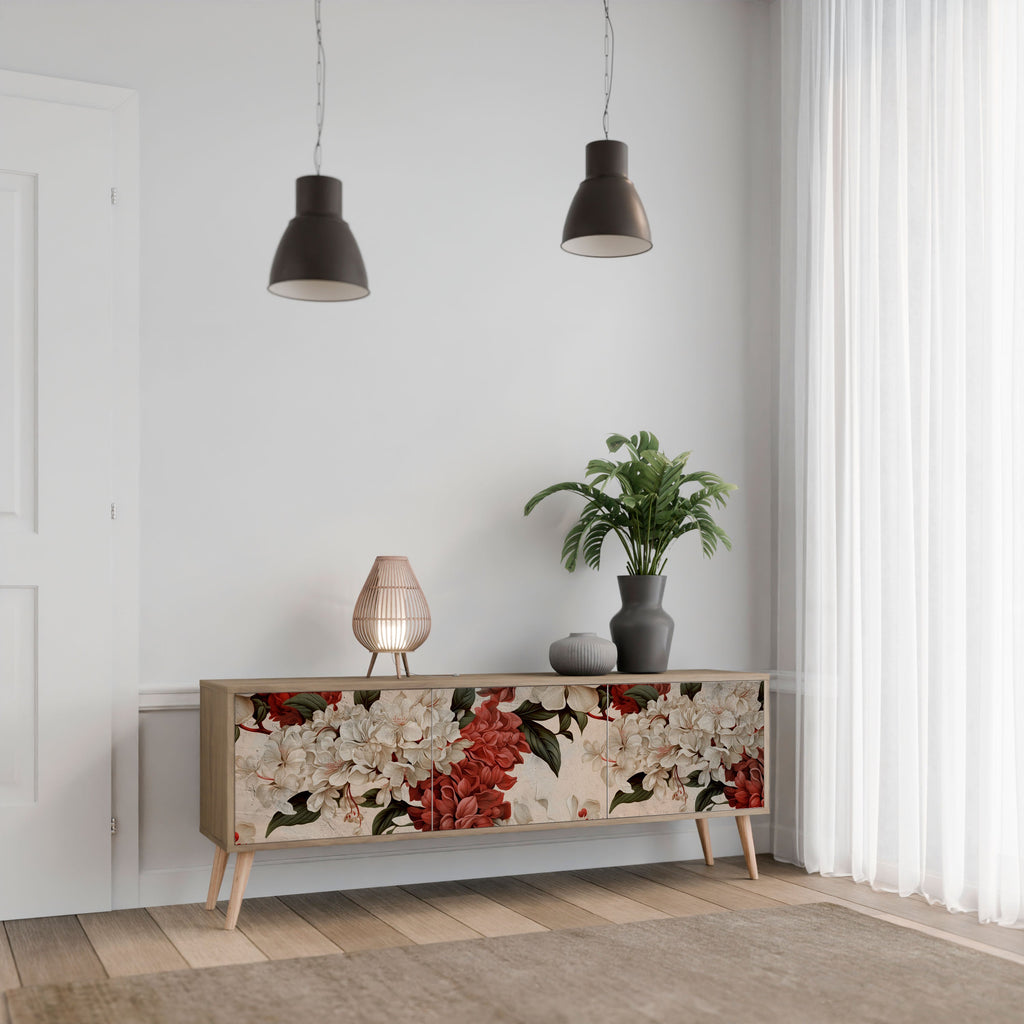 EPHEMERAL DAYS TV-Lowboard mit 3 Türen in Eiche-Optik