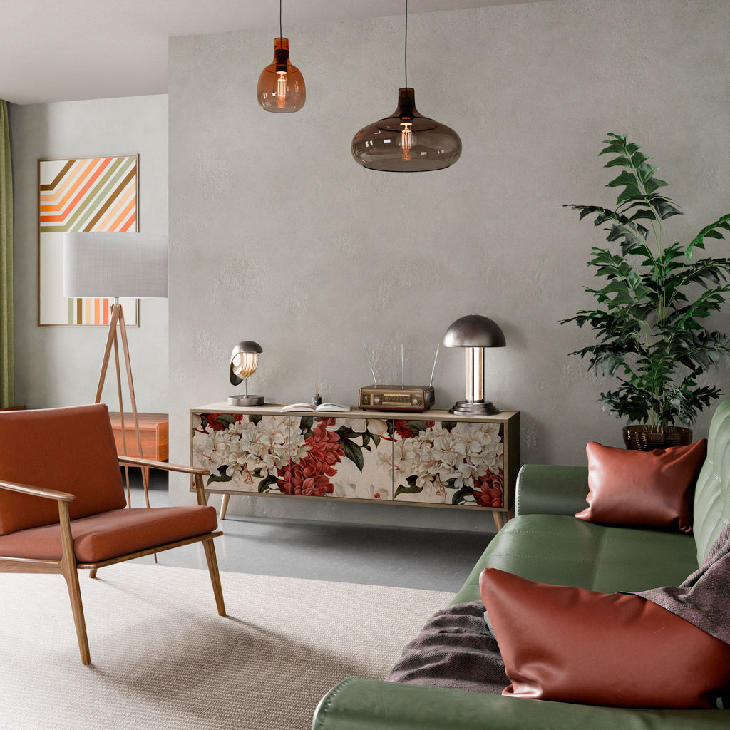 EPHEMERAL DAYS TV-Lowboard mit 3 Türen in Eiche-Optik