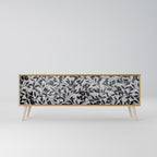 CHARCOAL SPROUT TV-Lowboard mit 3 Türen in Eiche-Optik