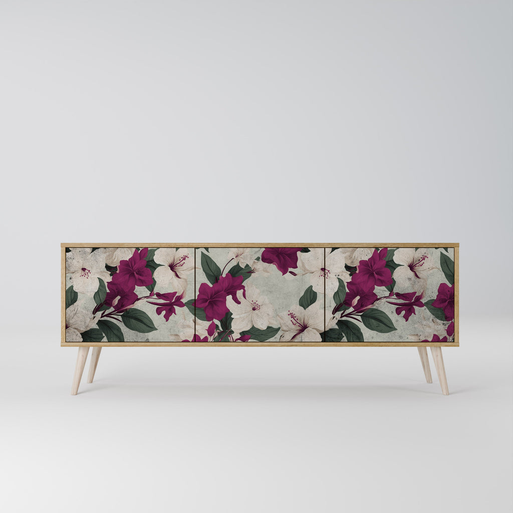 FLOWERET DREAM TV-Lowboard mit 3 Türen in Eiche-Optik