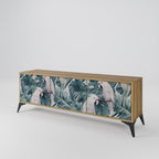 POPINJAY LOOK TV-Lowboard mit 3 Türen in Eiche-Optik