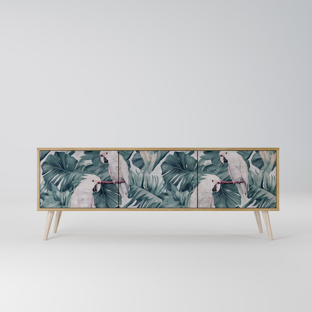 POPINJAY LOOK TV-Lowboard mit 3 Türen in Eiche-Optik